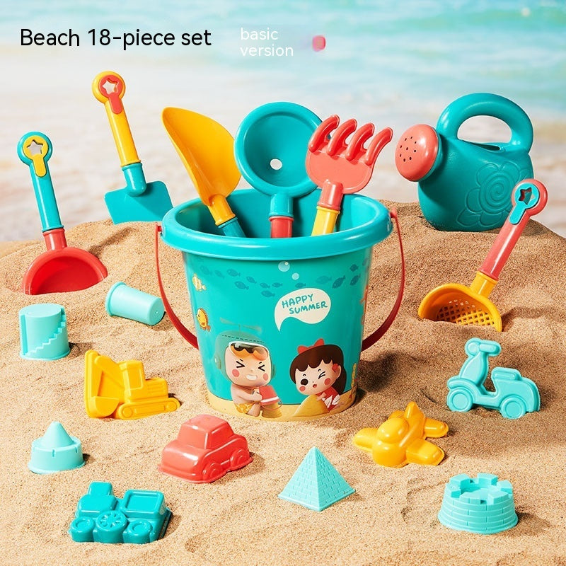Beach Toys for Kids – Multi-Piece Sand Play Sets with Buckets, Carts & Trucks
