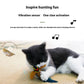 Interactive Plush Pet Simulator Toy with Colorful Elastic Strings