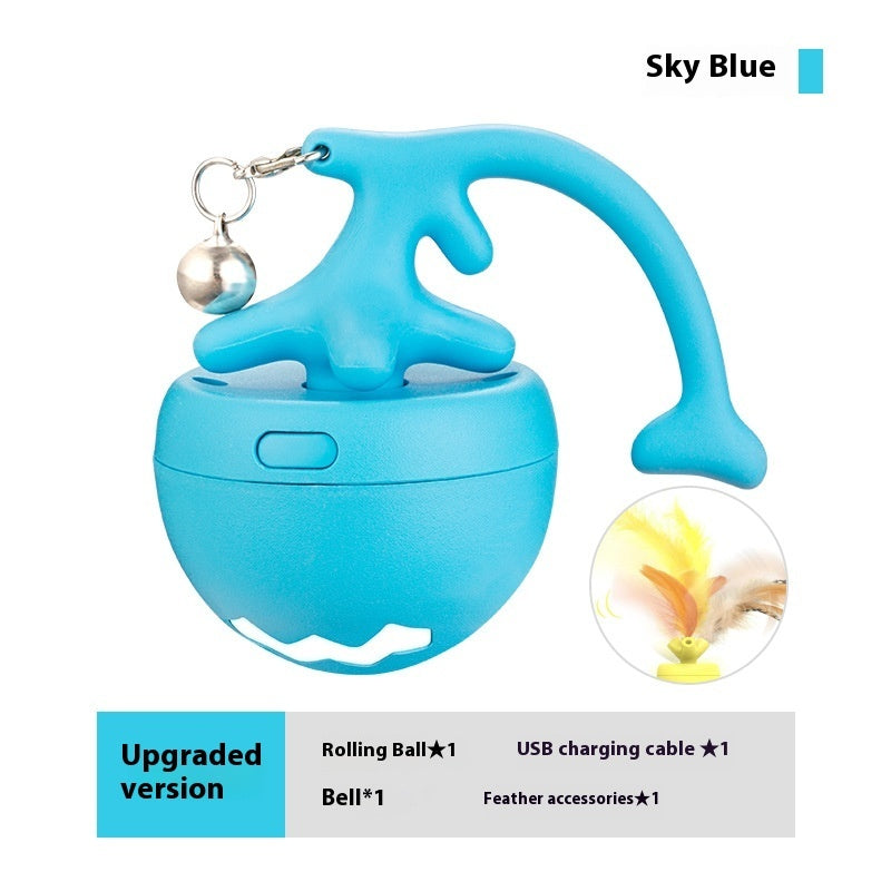 Interactive Cat Toy – Smart Teasing Ball with USB Charging