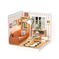 Miniature House Kit with Lights and Furniture