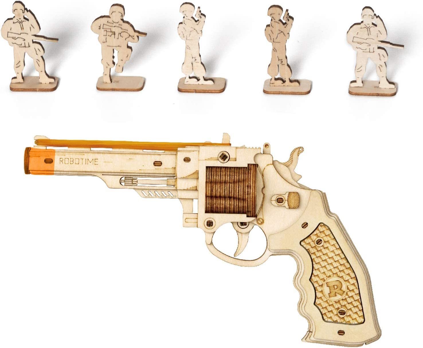 Robotime ROKR M870 – Wooden Gun DIY Assembly Kit