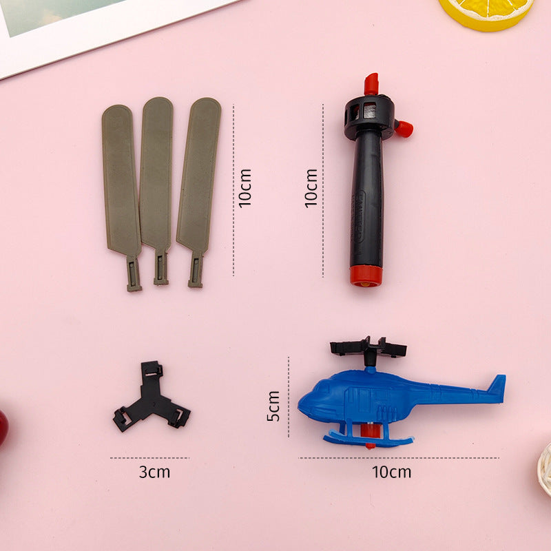 Colorful Pull Line Helicopter Toy for Kids & Teens