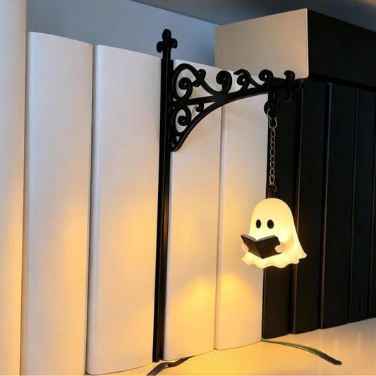 Halloween lamp with warm glow for shelf and desk decor
