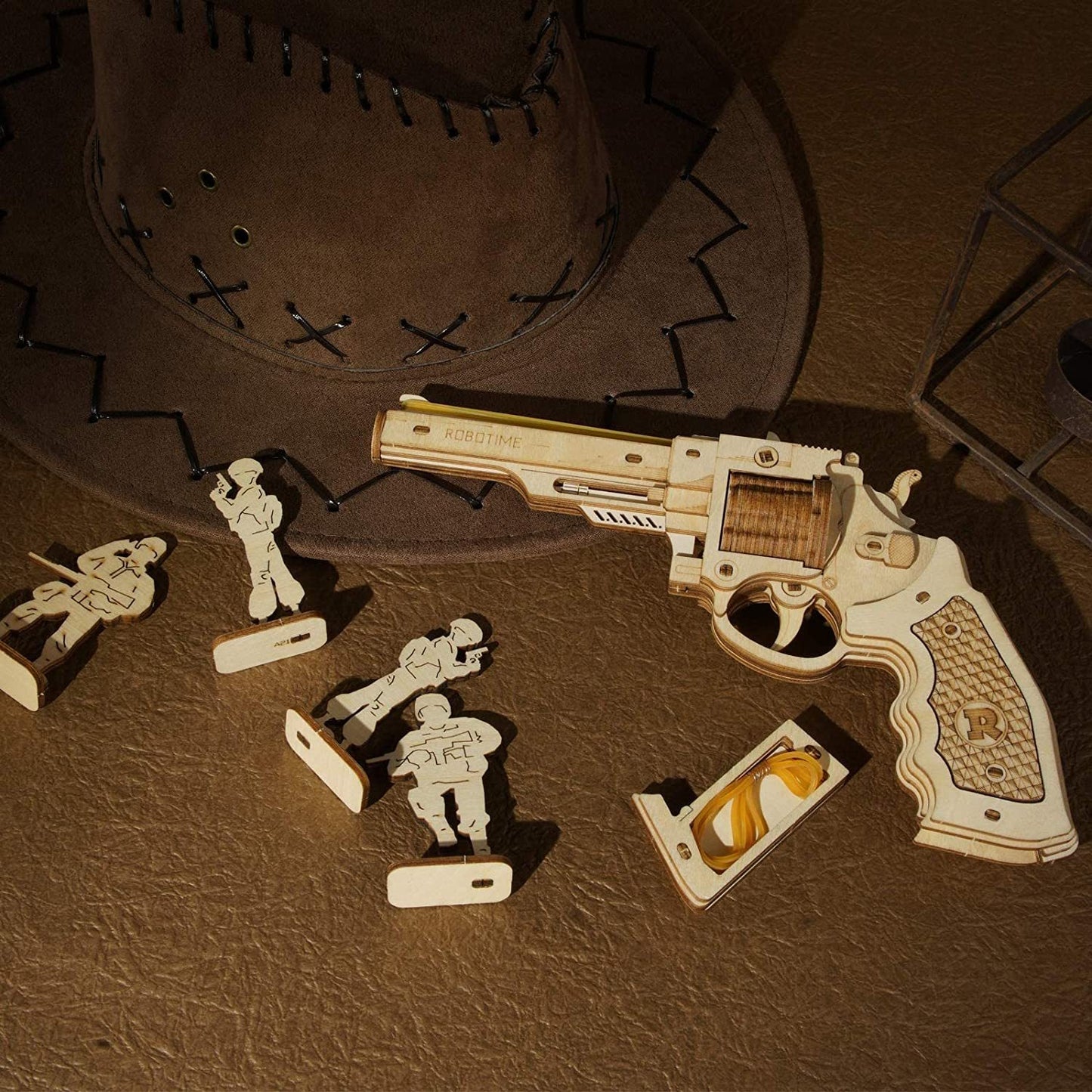 Robotime ROKR M870 – Wooden Gun DIY Assembly Kit