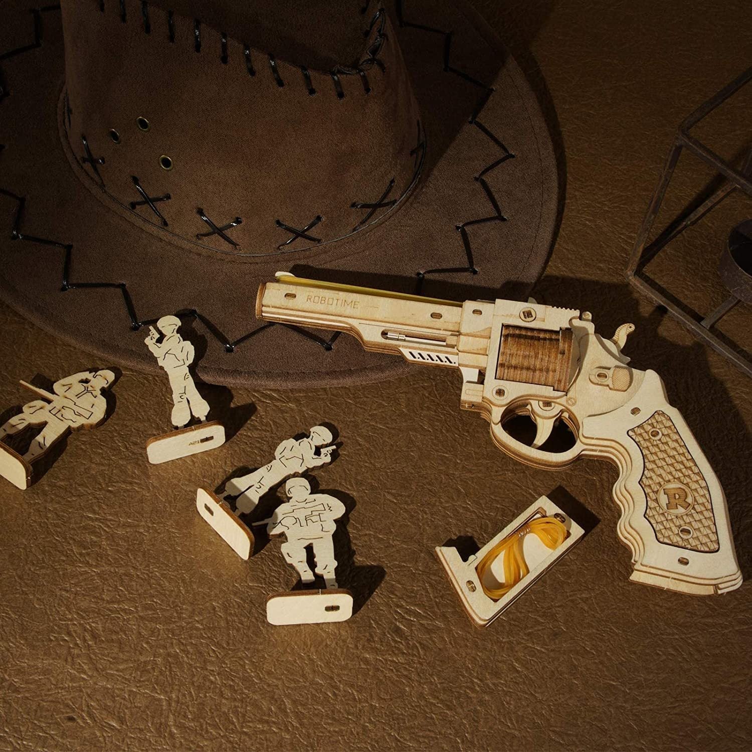 Robotime ROKR M870 – Wooden Gun DIY Assembly Kit