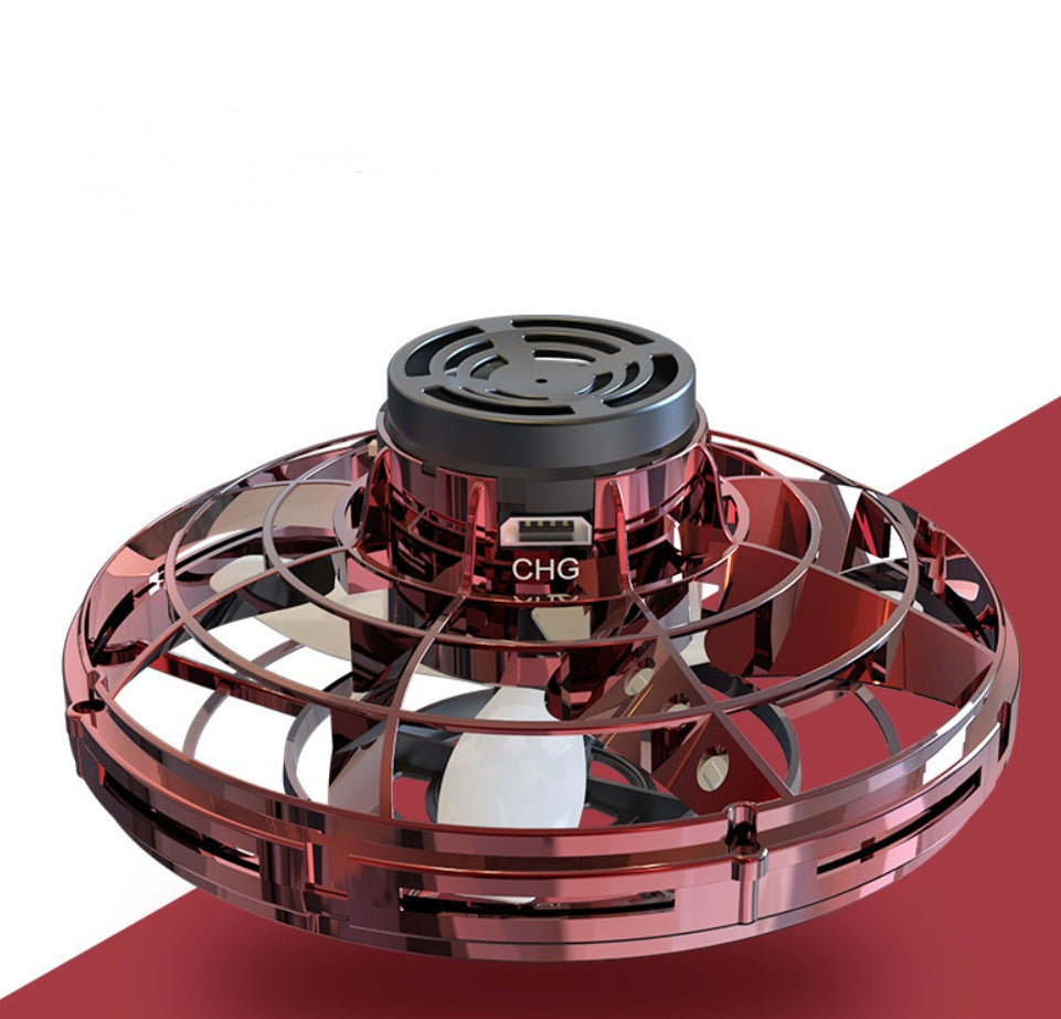 Friends playing catch with multiple Orb Spinner flying toys