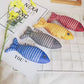 Catnip Toys for Cats – Plush Fish Kicker with Organic Catnip