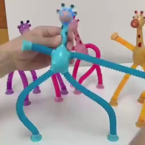 4-in-1 Deformable Pop Tube Fidget Toys for Stress Relief