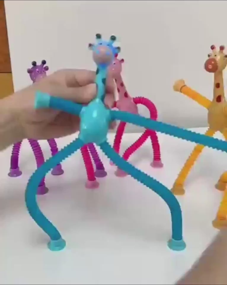 4-in-1 Deformable Pop Tube Fidget Toys for Stress Relief