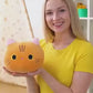 Cute Cat Plush Doll – Soft Spandex Toy in 4 Colors & 3 Sizes
