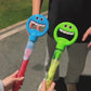 Holding Bubble Machine – 32-Hole Smiley Face Wand for Kids