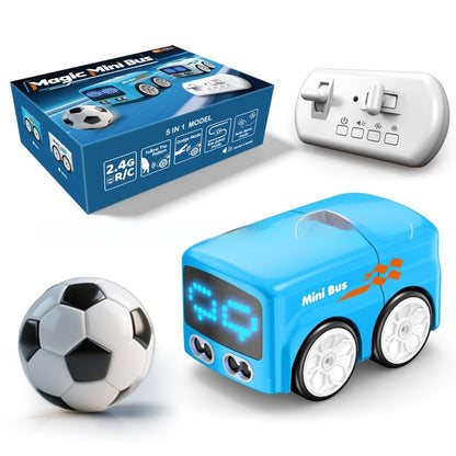 Smart toy bus kit including remote control and charging cable
