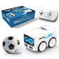 Kids developing hand-eye coordination with a gesture toy bus
