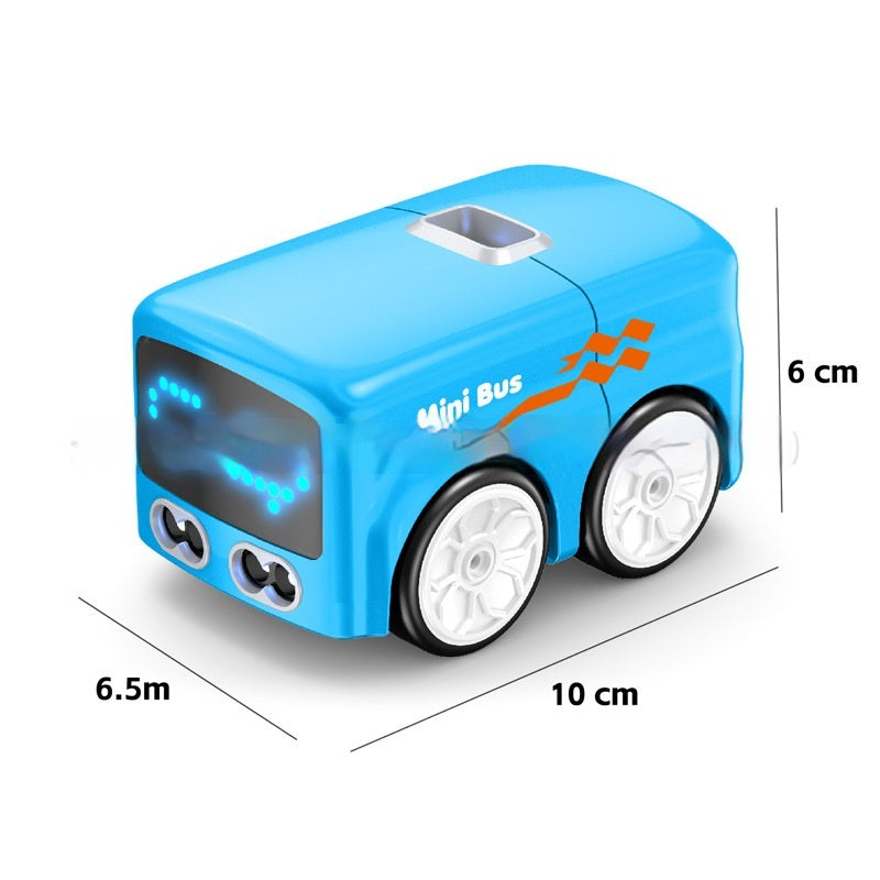 Smart gesture-sensing toy bus available in white and yellow