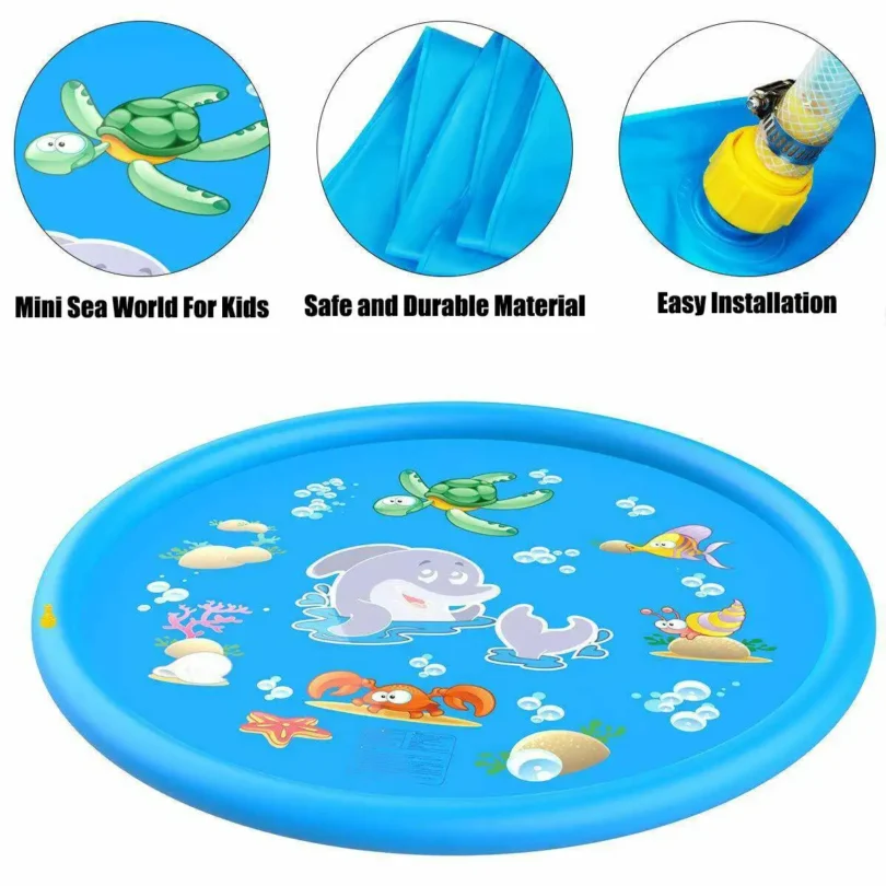 Lawn Swimming Pool Spray Mat Kids Toy