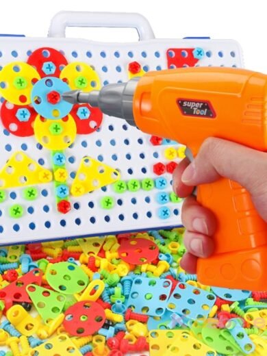 Electric Drill Toy Set – Educational and Creative Fun